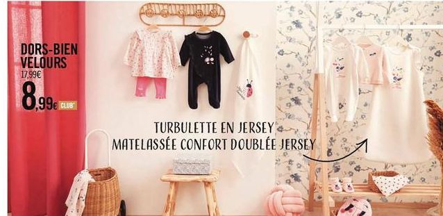 Dors bien : Matelassé Confort Doublé Jersey - Turbulettes en Velours 17,99€ 8,99€!