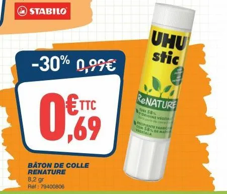 bâton de colle uhu