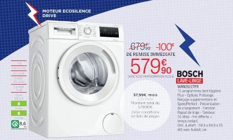 Économisez 100€ Sur Le Nouveau Moteur Ecosilence Drive Wilh 679%, Pour Seulement 57,99€/Mois!