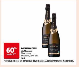 MA CHARDONNAY : Profitez de 60% de réduction sur le Vin Mousseux Chardonnay Brut, Rosé et Demi-Sec 75 d !