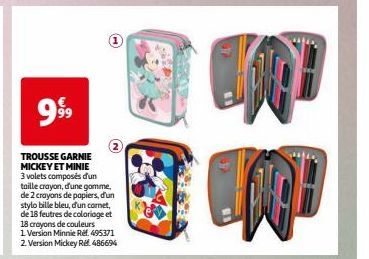 99⁹9 Garnie Mickey & Minnie : 3 Volets et 18 Accessoires!