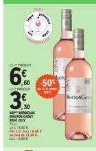 Promo -50% : LEPRODUIT 6% 3.0 MOUTON CADE ROSE 2012 - Prix réduit à 13 €