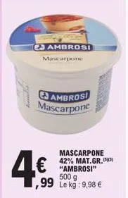 mascarpone 