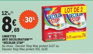 Lot de 2 Déculuk MAX PROTECT -30% et 2.37 Lingettes MAX PROTECT à seulement 12,41€‬ !