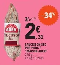 saucisson sec 