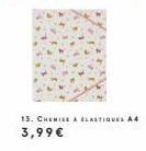 13. CHEMISS A BLASTIQUES A4  3,99C 