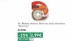 Profitez d'une Réduction de 25% sur le Ruban Adhésif Crystal Devido avec Fermetures à glissière - 5,99€ à seulement 2,99€ !