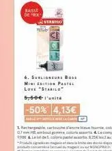 une offre spéciale : stabilo mini edition pastel love à seulement 4,13€ ! -50%