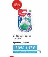 BAISSE DE PRIX  Wapad  5. GONNE ZLONA  1,50€ l'unité  -50% 1,13€  ACCLA  C 