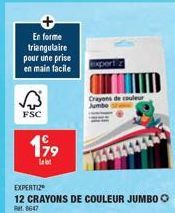 crayons de couleur Jumbo