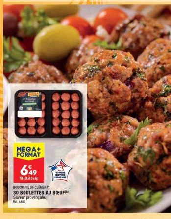 Le Bœuf Provençal BEGA MÉGA+ FORMAT 649: 75 BOULETTES À Seulement 30€!