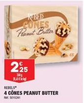 Promo 4 Cones Beis Peanut Butter M1 : Pas Cher, Rebelle et Irrésistible ! PW 5015241