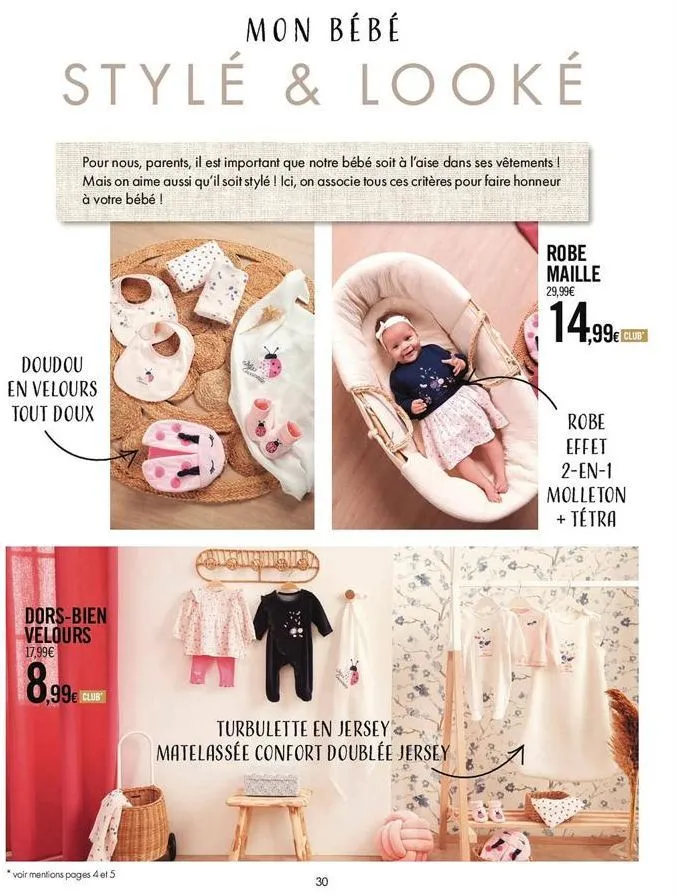 stylé et à l'aise : on s'occupe de votre bébé avec notre collection fashion pour enfant !