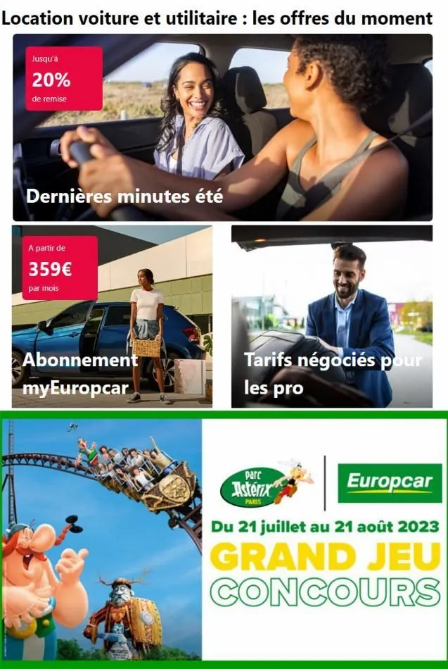 produit europcar