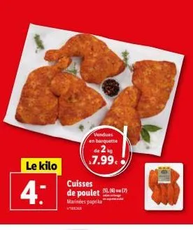 cuisses de poulet 