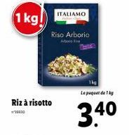 Riz à Risotto Italiamo Arborio - Promo 1 kg à 3,40€!