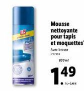 mousse nettoyante 