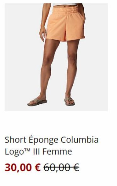 Short Éponge Columbia LogoTM III Femme  30,00 € 60,00 € 