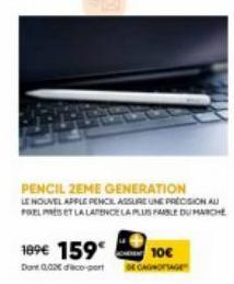 Nouvelle Apple Pencil Zeme Generation: Précision et Latence Optimales, à Partir de 159€ + 10€ d'éco-port.