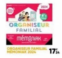 2024  organiseur familial  mémoniak  organiseur familial memoniak 2024  1724 