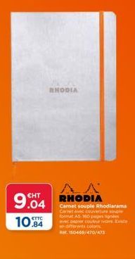 Découvrez le Rhodiarama : Promo 100 pages lignées en différents couleurs!