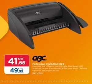 perforelleur combbind c100 idol : promo49,999€, 19mm max, perforations aafos 10 & amate.