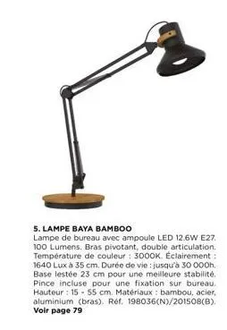 lampe de bureau 