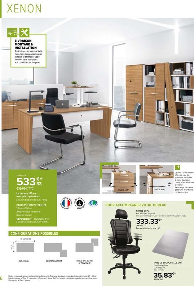 XENON F : Mobilier Monté et Installé Avec Conditions en Magasin, Promo A PARTIR DE!