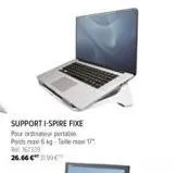 support i-spire fixe pour portable  pag-tam 339  26.66 € 