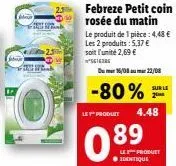 febreze - 80% de réduction sur le produit pour seulement 2,69€ !