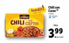 Le Chili con Carne Inédit de Lidl - 900g à 4,40€/kg!.