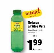 Nouvelle Boisson BORI à l'Aloe Vera - 50 el - 2,00€ chez Lidl - Variétés au choix - Prix 1,99€!