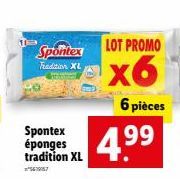 Offre Spéciale: Spontex Tradition XL 6 pièces x4.99 - Economisez!