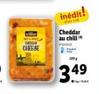 Découvrez le Hot & Spice Cheddar Cheese Inédit chez Lidl - 1kg, 17,45€!