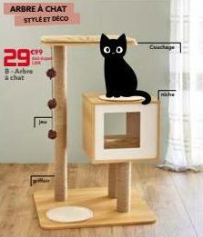 ARBRE À CHAT STYLE ET DÉCO  €99  B-Arbre & chat  jou  Couchage 