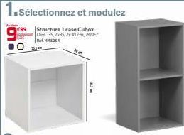 Cubox Deluxe - MDF Structure en 1 Case, 35x235x30 cm - Promo €99!