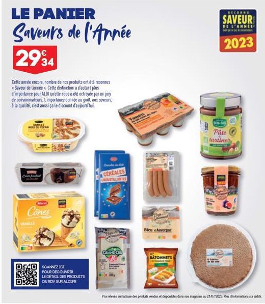 Le Panier ALDI, saveur de l'année 2934: Découvrez Produits Primés et Offres Spéciales!