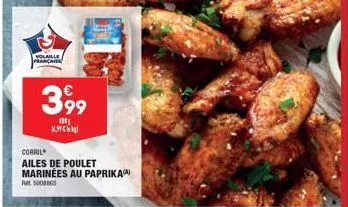 saveur épicée à prix mini: ailes de poulet marinées au paprika | 3,99 € | 5008865