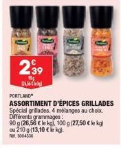 Assortiment d'Épices Grillades RM500 - 4 Mélanges au Choix - 90 g, 100 g & 210 g - 26,56€/kg - 27,50€/kg & 13,10€/kg - Spécial Grillades à Portland!