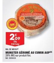 Le Munster Géromé AOP 28%MG : Saveurs Séduisantes du Val de Weiss!