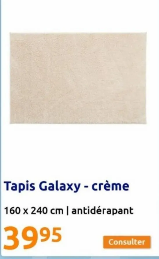 tapis galaxy - crème
