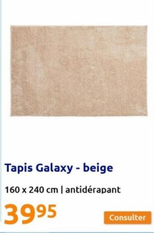 tapis Galaxy - beige