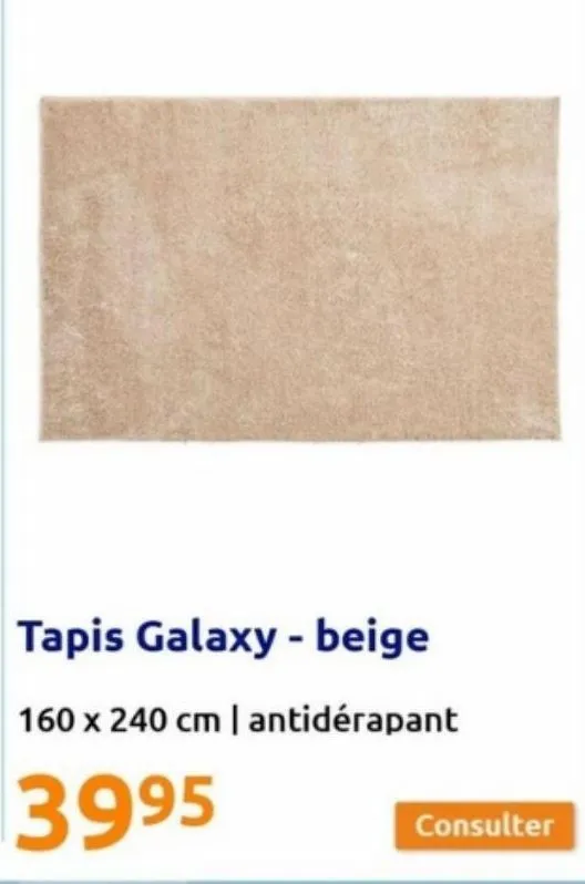 tapis galaxy - beige