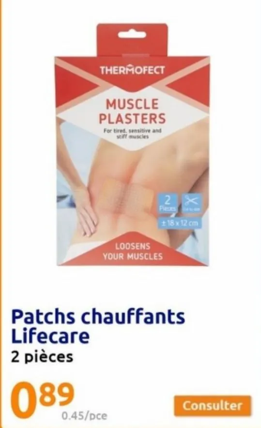 patchs chauffants lifecare