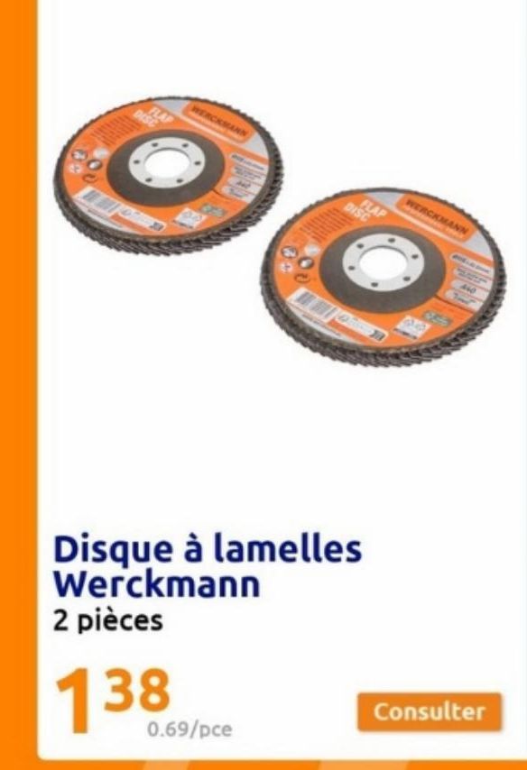 Disque à lamelles Werckmann