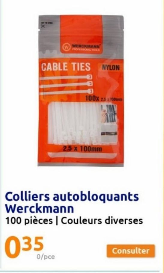 Colliers autobloquants Werckmann