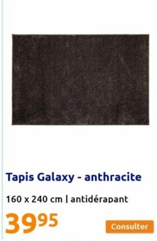 tapis galaxy - anthracite