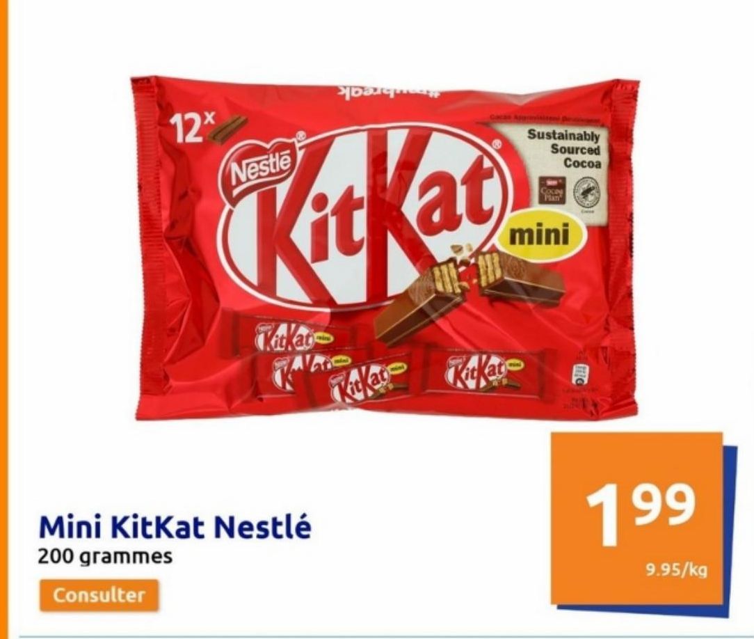 Mini kItKat Nestlé