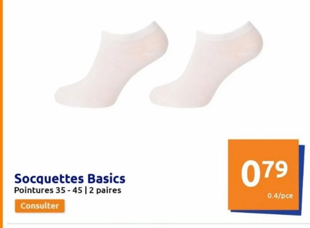 socquettes basics