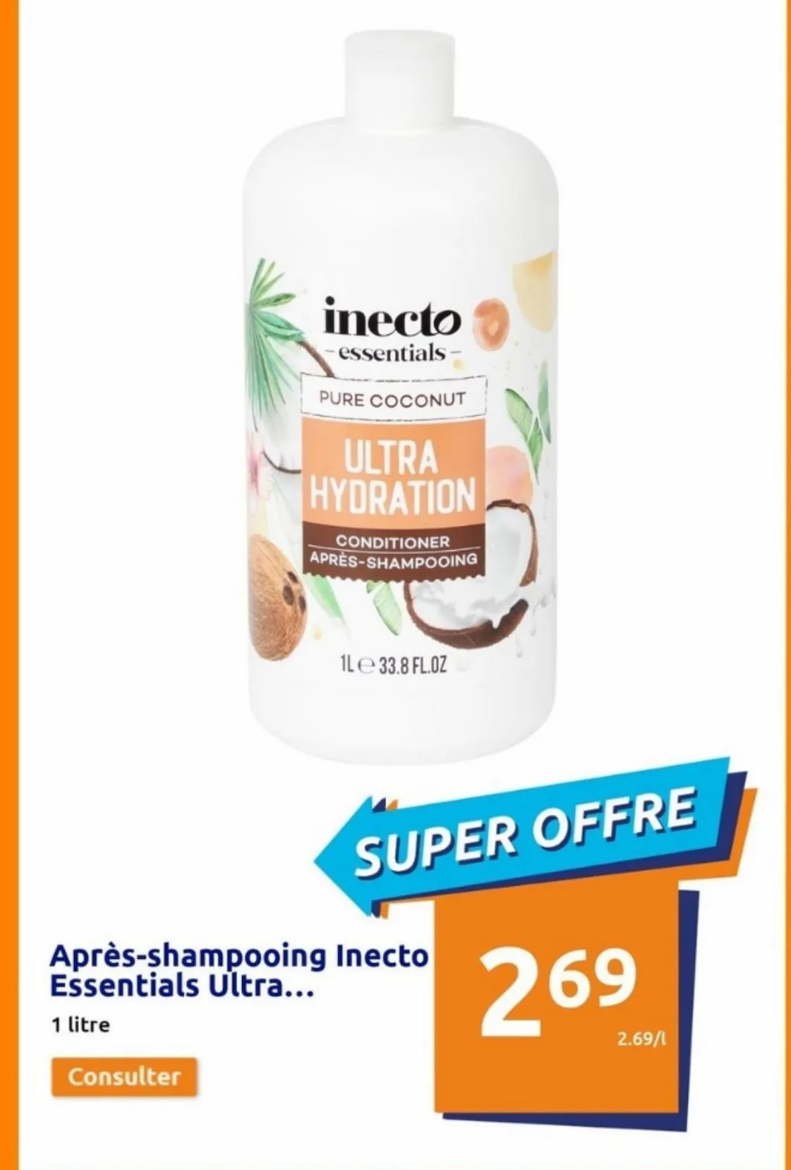 aprés-shampoing inecto essentials ultra